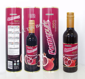 Çin Tatil için 375ml Cmyk Yuvarlak Şarap Teneke Kutu Spirit şişe Paketleme Tedarikçi