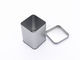 Özelleştirilmiş Kare Baskılı Çerez Teneke kutu 65x65x90mm Kabartma ISO9001 2008 Tedarikçi