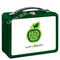 Plastik Saplı Gıda Depolama Apple Baskılı Öğle Teneke Kutu / Metal Kilidi Tedarikçi